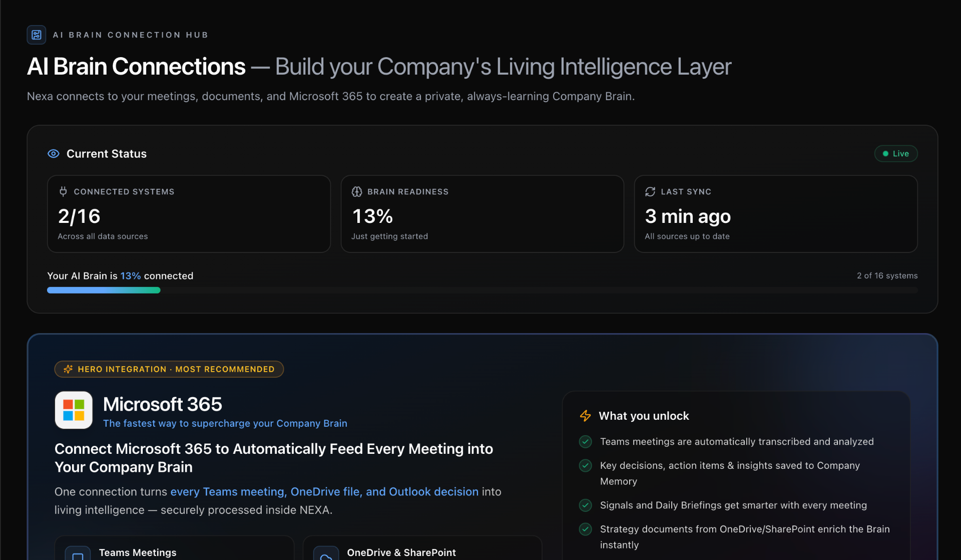 NEXA neural intelligence system